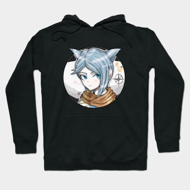 Danganronpa Nagisa Shingetsu By Kībo-Kībo Hoodie by Kibo-Kibo